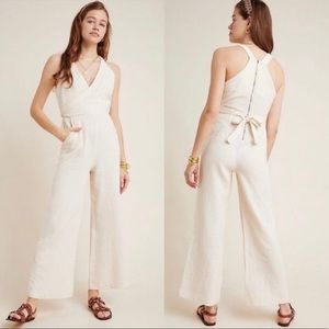 Anthropologie Demi Textured Jumpsuit NWT